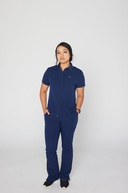 Y.A.V.A.R Collection Female Polo Scrub Top