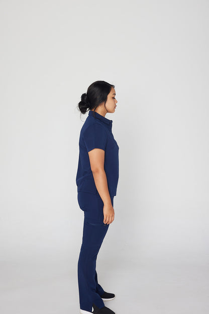 Y.A.V.A.R Collection Female Polo Scrub Top